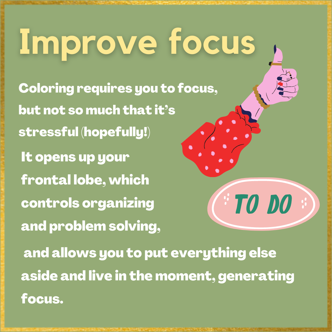 Benefits of coloring 