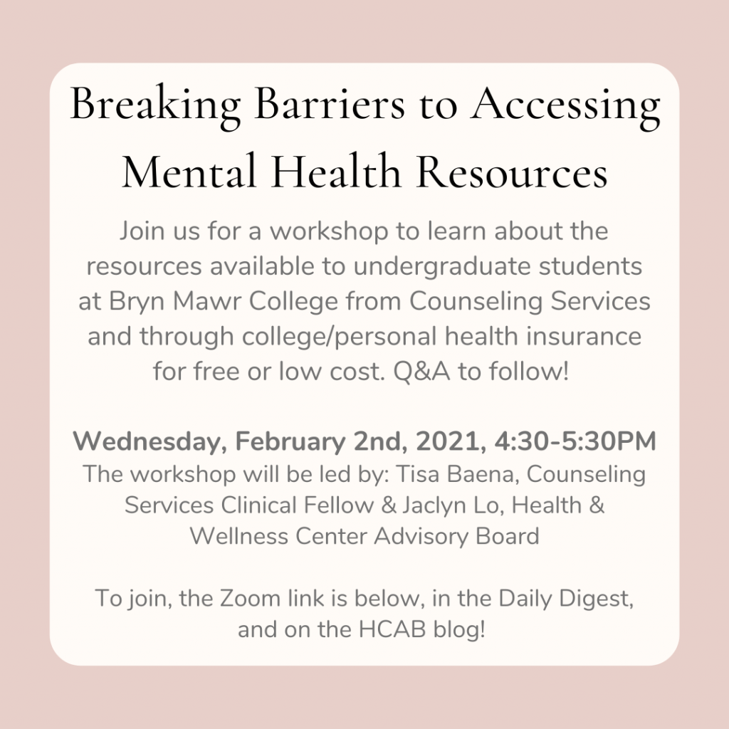 Breaking Barriers To Accessing Mental Health Resources At BMC And Beyond!